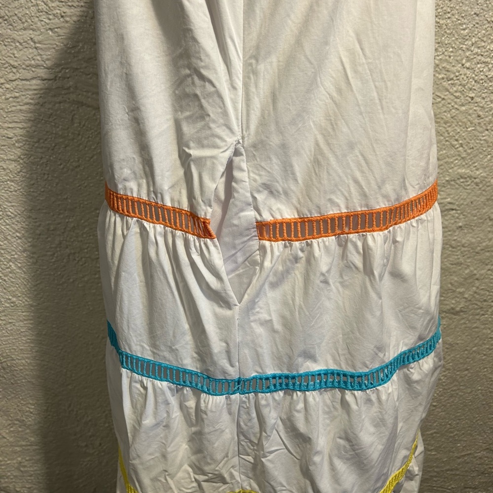 ENGLISH FACTORY Color Trim Sleeveless Maxi Dress Size L - Picture 13 of 15